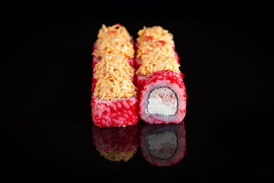 Вулкан с крабом