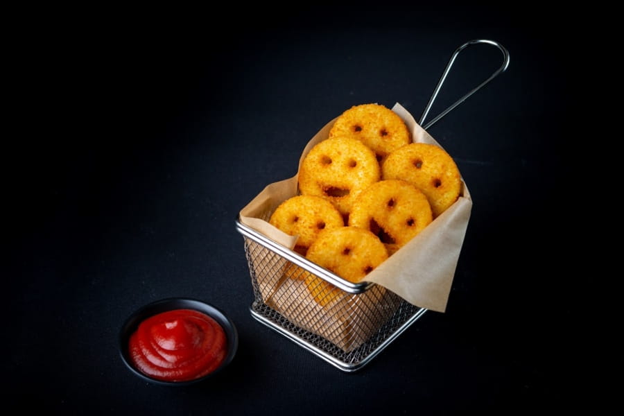 Картофельные смайлики