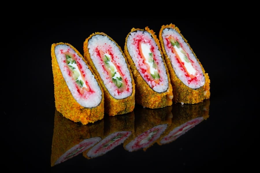 Суши-сэндвич с лососем