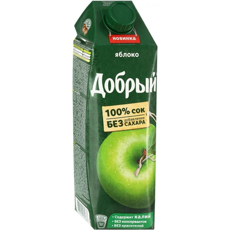 Сок Добрый яблочный - 1 л