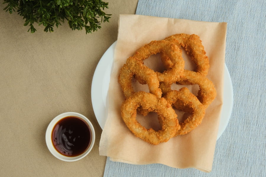 Кольца кальмара в панировке