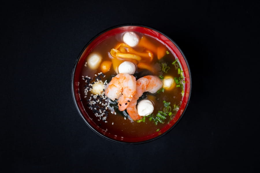 Мисо суп с креветкой