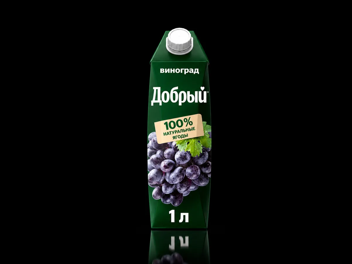 Добрый Сок Виноград, нектар 1 л